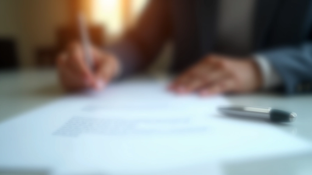 VL-Vertrag auf Schreibtisch mit Dokumenten und Stift